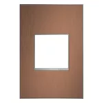 Placa 1 modulo cobre Adorne Legrand AWM1G2CU4