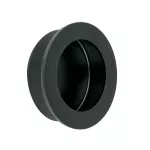 Tiradera empotrada redonda 40 mm negro mate Hermex JALED-63 / 47802