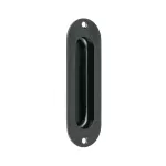 Tiradera empotrada ovalada negro mate Hermex JALE-62 / 47800