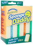 Esponja doble cara con fibra sin rayones Sponge Daddy (4 por paquete)