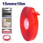 Cinta doble cara VHB 15 mm x 10 metros (1 mm) Emtop EMPN9E1015