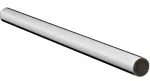 Repuesto tubo recto sin rebosadero 500 mm para sifon negro cepillado Hansgrohe 53493340