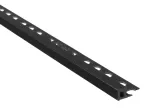 Perfil listelo plastico 12 mm x 2.5 metros negro (#75) Novolistel Maxi Emac NLMX7512