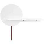 Lampara de pared E27 20W 100-240V (350 x 180 mm) con repisa blanca Eclipse Blumenau 502910-11