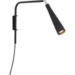 Lampara de pared GU10 100-240V (320 x 320 mm) con tubo negro Blumenau 883611-08