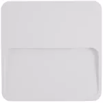 Lampara de pared LED 3W 100-240V 3000K IP65 (120 x 120 mm) blanco mate Lich Blumenau 205330-11