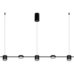 Lampara colgante LED 8W 100-240V (1200 mm) negro mate Lume Blumenau 86870801