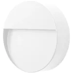 Lampara de pared redonda LED IP65 100-240V (124 mm) gris Helles Blumenau 30323004