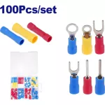 Juego de terminales aisladas para cable de 100 piezas Emtop EMTT1B01