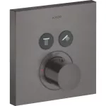 Mezclador para ducha termostatico 2 funciones cromo negro cepillado ShowerSolutions Axor 36715340