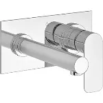 Griferia para lavatorio de pared monomando cromo Coty Franz Viegener Z206/D9.0-CR