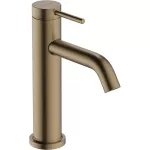 Griferia para lavatorio monomando alto 110 con vaciador automático bronce cepillado Tecturis S Hansgrohe 73318140