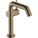 Griferia para lavatorio monomando bajo 150 con vaciador push-open bronce cepillado Tecturis S Hansgrohe 73342140