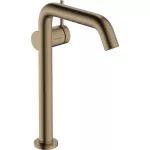 Griferia para lavatorio monomando alto 240 con vaciador push-open bronce cepillado Tecturis S Hansgrohe 73373140
