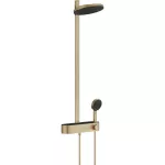 Columna de ducha 260 2jet con termostato ShowerTablet Select bronce cepillado Pulsify S Hansgrohe 24240140