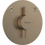 Mezclador para ducha monomando con 2 funciones bronce cepillado DuoTurn S hansgrohe 75418140