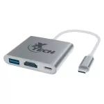 Adaptador USB C a HDMI / USB-A / USB C Xtech XTC-565 