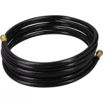 Manguera para gas PVC 3/8" x 5 metros con conexion negra Foset MGAN-50 / 40079