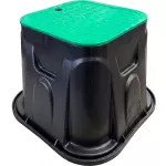 Caja de registro plastica con tapa Valve Box 10” (32 x 24 x 25.5 cm)