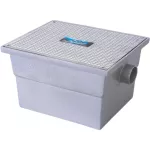 Trampa de grasa tipo A para tubo de 50 mm de aluminio con capacidad para 4.6 kg Carmiol CI 500-A