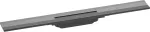 Drenaje de ducha lineal 900 cortable cromo negro cepillado RainDrain Flex Finish Hansgrohe 56045340 (NO incluye cuerpo interno)