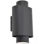 Lampara para exterior de pared 2 luces GU10 12W 100-240V IP44 (202 x 96 x 109 mm) gris Ukul I Tecnolite 100H1082MVG