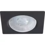 Lampara empotrada cuadrada LED 7W 100-240V 3000K (90 mm) negra Alcor Tecnolite 7YDLED156MV30N