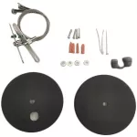Kit para montaje suspendido 1.8 metros (6 pies) negro Költz K-LED033