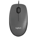 Mouse optico diestro y zurdo negro Logitech M100
