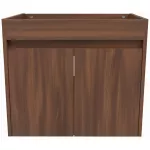 Mueble para lavatorio de empotrar 4001-60 (580 x 455 x 450 mm) marron oscuro Prime BC-60ZD