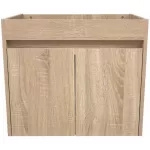 Mueble para lavatorio de empotrar 4001-60 (580 x 455 x 450 mm) marron claro Prime BC-60