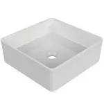 Lavatorio de sobreponer cuadrado 375 mm blanco Prime 5683-W
