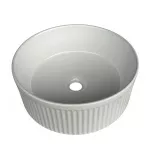 Lavatorio de sobreponer redondo 370 mm blanco Prime 5685-W