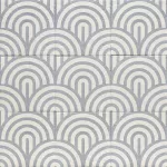 Porcelanato estilo decor mate Decor Blue Three 20 x 20 cm sin rectificar Mainzu