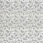 Porcelanato estilo decor mate Decor Blue Five 20 x 20 cm sin rectificar Mainzu