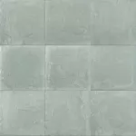 Porcelanato estilo cemento mate Carino Menta Green 20 x 20 cm sin rectificar Mainzu