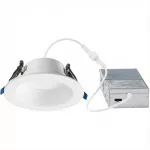 Lampara empotrada redonda LED dimeable 15W 5CCT 2700-3000-3500-4000-5000K 1100 lm 6" de diametro Költz certificacion ETL