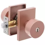 Cerradura pomo con llave rose gold Santa Fe Yale MX89746