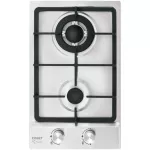 Cocina de gas empotrable 2 quemadores acero inoxidable Foset PAE-302GA / 48320