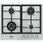 Cocina de gas empotrable 4 quemadores (60 cm) acero inoxidable Foset PAE-604GA / 48406