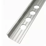 Perfil transicion de aluminio plata mate cepillado 2.5 x 12.5 mm x 2.5 metros Prime D79-BMS