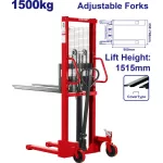 Apilador manual 8-1600 mm 1500 kg Emtop EMNK1R15