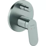 Mezclador para ducha monomando con desviador acero inoxidable cepillado Wave Duravit WA4210008070
