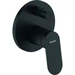 Mezclador para ducha monomando con desviador negro mate Wave Duravit WA4210008046