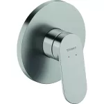 Mezclador para ducha monomando sin desviador acero inoxidable cepillado Wave Duravit WA4210007070