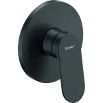 Mezclador para ducha monomando sin desviador negro mate Wave Duravit WA4210007046