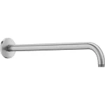 Brazo para ducha de pared redondo 410 mm acero inoxidable cepillado Duravit UV0670028070