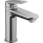 Griferia para lavatorio monomando bajo 111 mm sin vaciador acero inoxidable cepillado M Wave Duravit WA1020002070