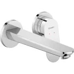 Griferia para lavatorio de pared caño de 220 mm sin vaciador cromo Duravit WA1070004010 (no incluye cuerpo)