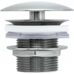 Desagüe para lavatorio tipo hongo sin rebalse ni push acero inoxidable cepillado Duravit 0050247000